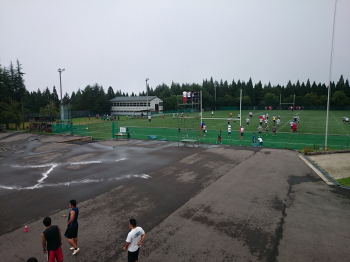 関西学院大学アメリカンフットボール部ファイターズ合宿風景