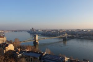 ブダペスト城からの早朝風景